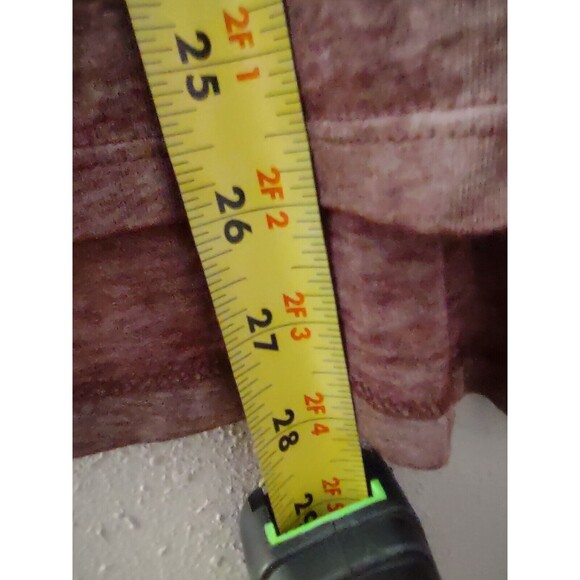 Disney Womens M Hakuna Matata Lion King Short Sleeve Tee Shirt Maroon Burnout - Picture 8 of 8